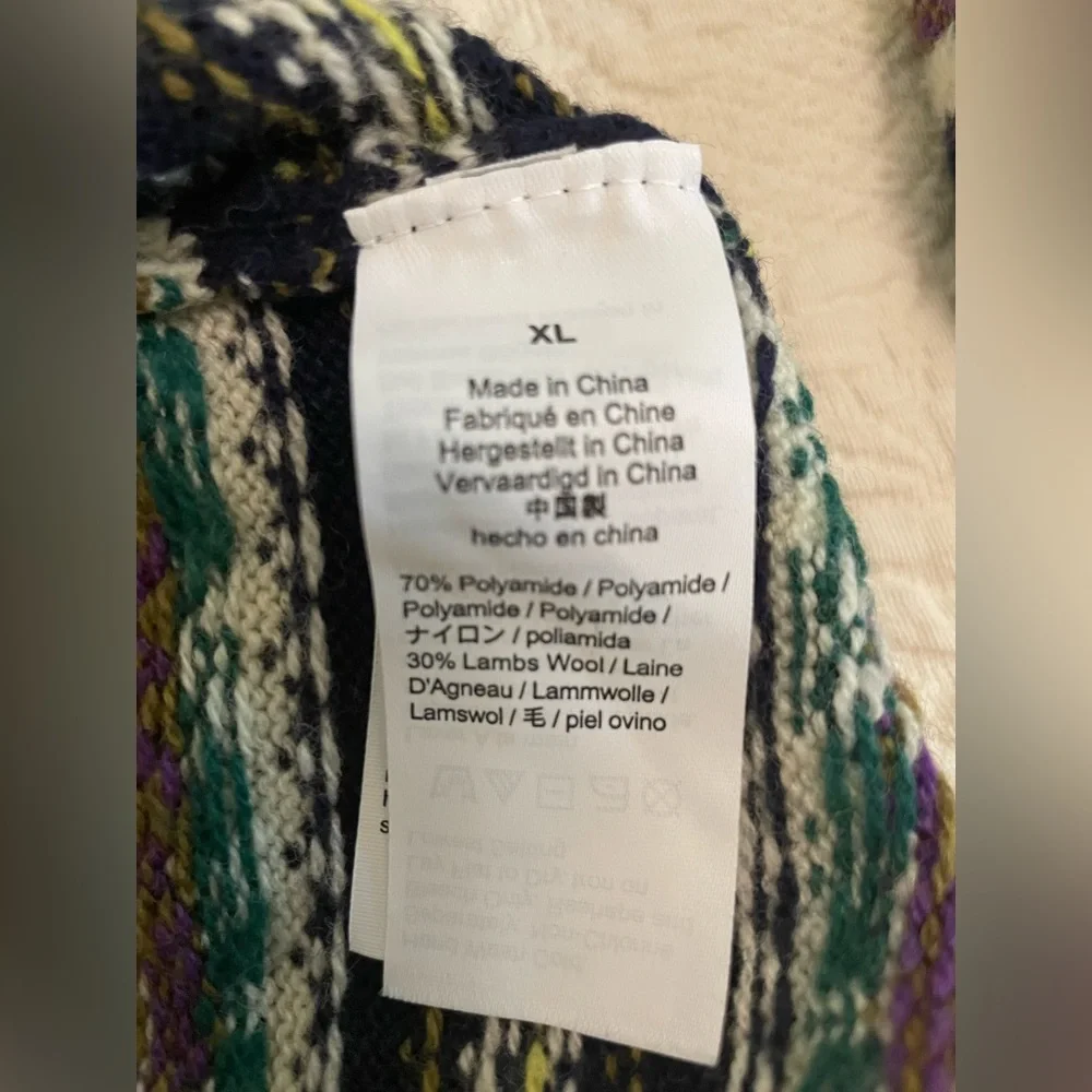 J. Crew Fair Isle Crew Neck Sweater XL